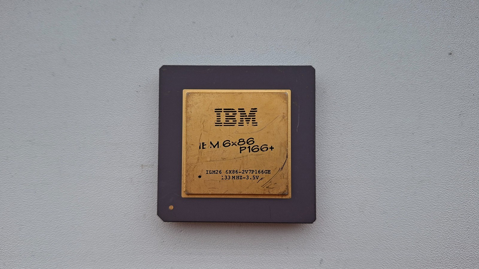 IBM 6x86 P166+ 6x86-2V7P166GE 6x86 vintage CPU GOLD