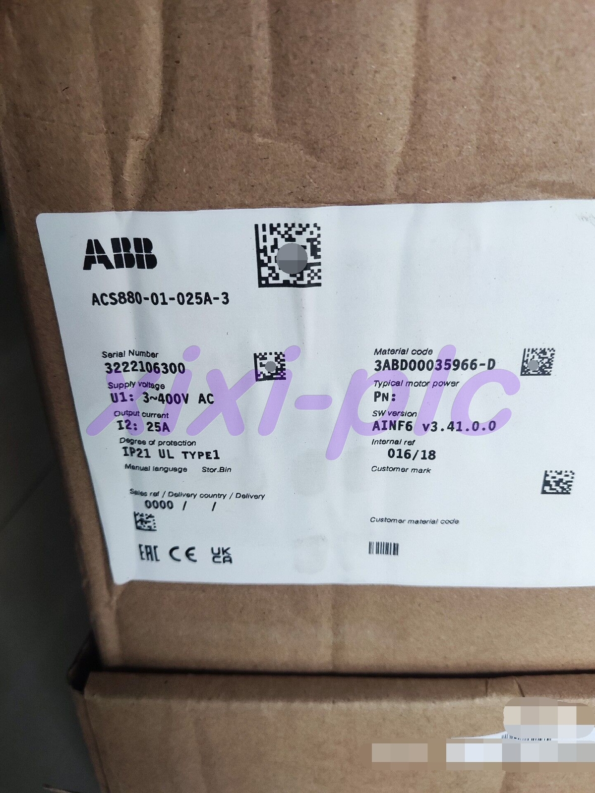 1 PCS NEW ABB  ACS880-01-025A-3  frequency converter  DHL shipping