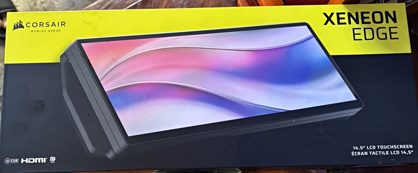 Corsair XENEON EDGE 14.5" Touchscreen LCD Monitor 2560x720 HDMI USB-C Black
