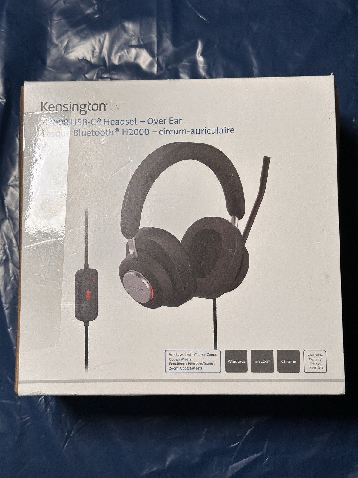 Kensington Noise Cancelling H2000 USB-C Over-Ear Headset (K83451WW)