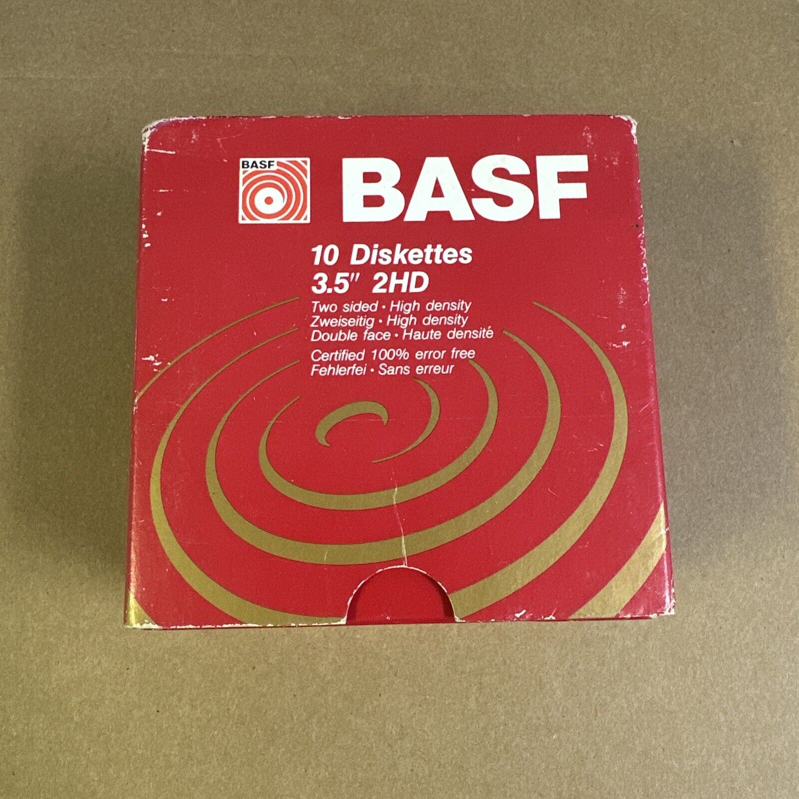 BASF 2HD 10 Floppy Diskettes 3.5 inch