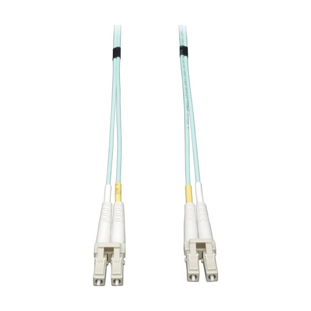 Tripp Lite N820-02M 2 Meter Aqua OM3 Duplex Multimode Fiber Cable LC/LC 10Gb
