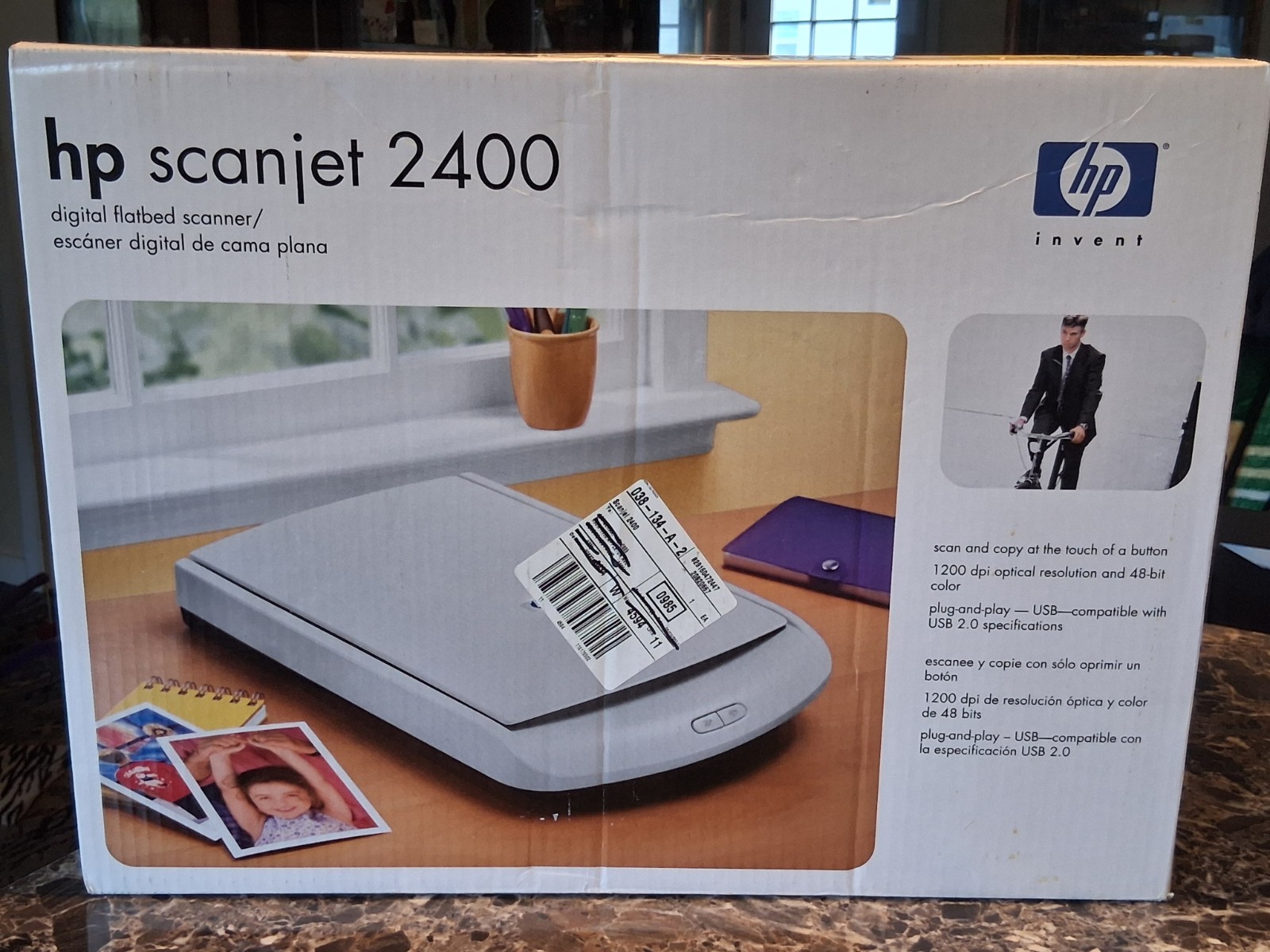 NEW SEALED HP ScanJet 2400 Digital Flatbed Scanner Hewlett Packard