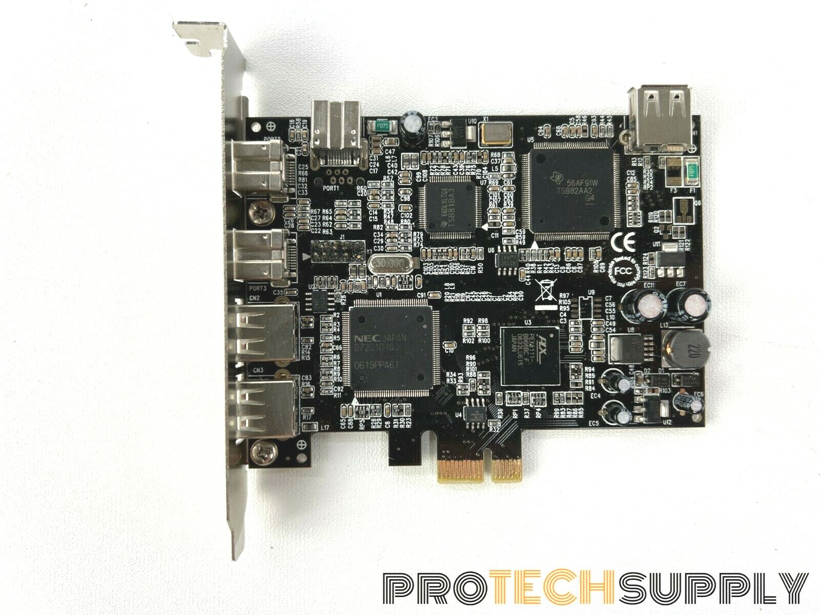 Syba SD-PEX50011 PCIe Expansion Card 2 Ethernet & 2 Usb Ports with WARRANTY 