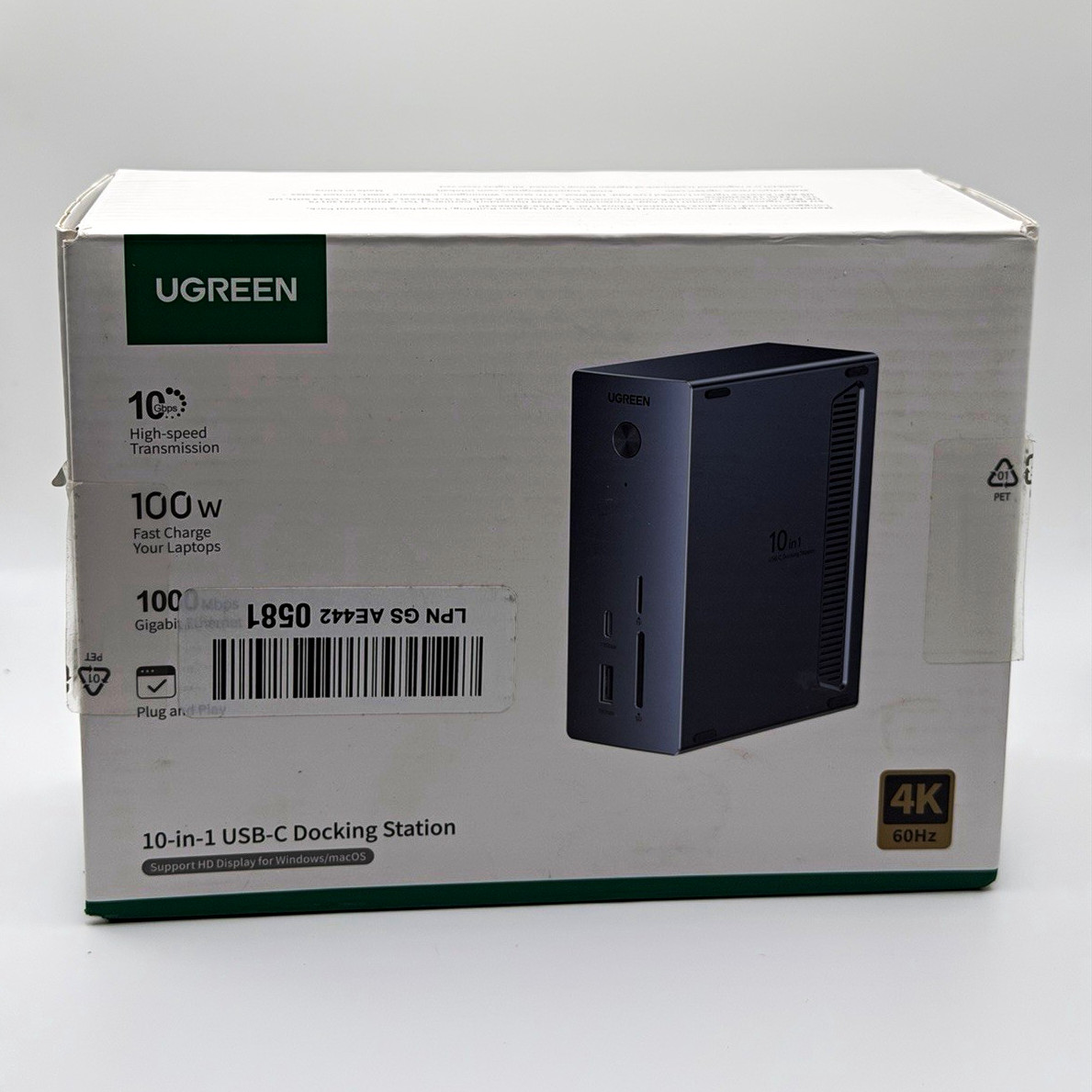 UGREEN Revodok NVMe 10-in-1 Docking Station 4K@60Hz HDMI