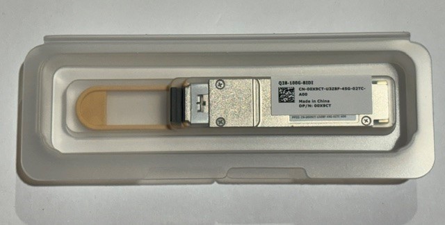 Dell 0X9CT QSFP28 100Gb BiDi Transceiver AFBR-89BDDZ-FT1 New