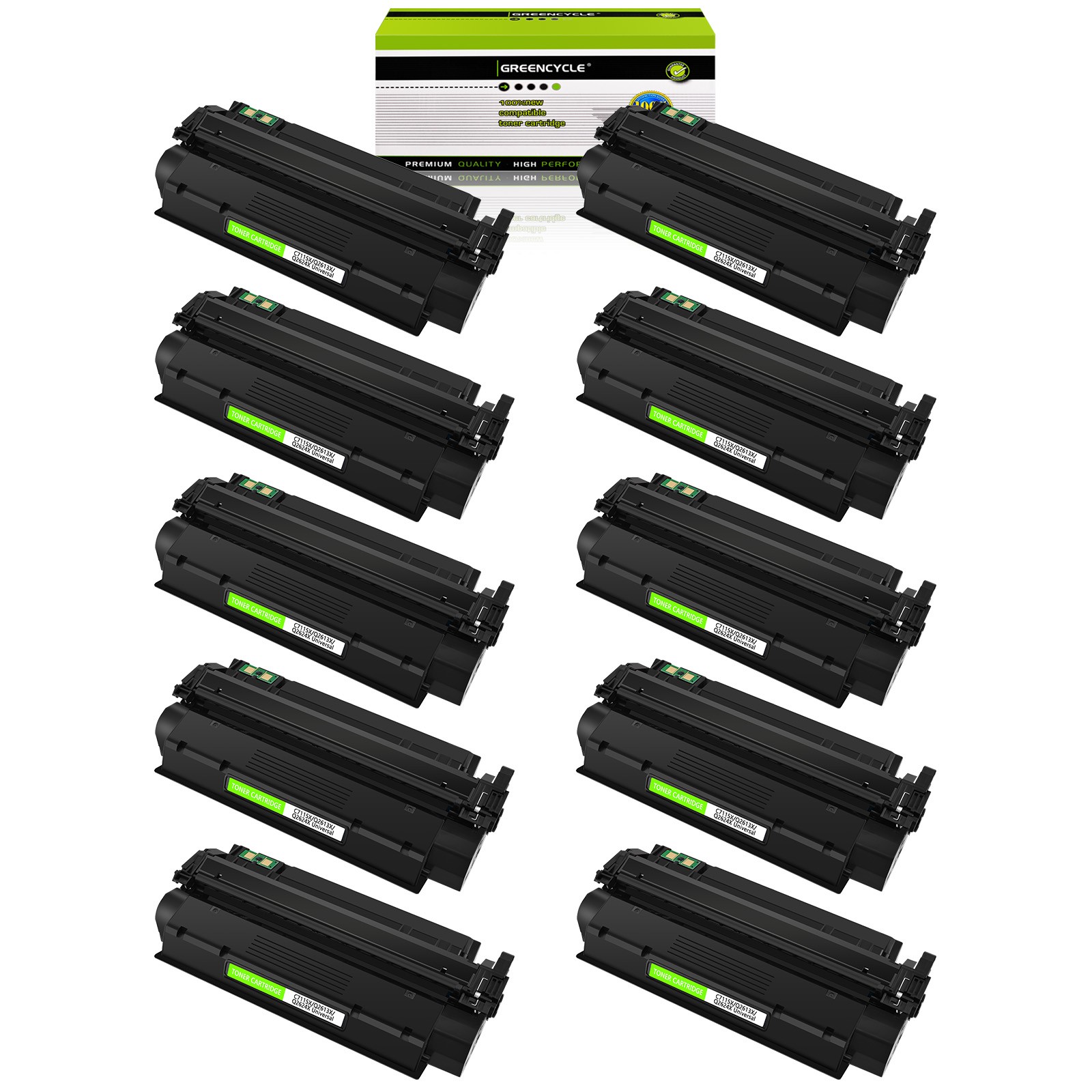 10PK Q2624X 24X High Yield Black Toner Cartridge Fits For HP LaserJet 1150 Print