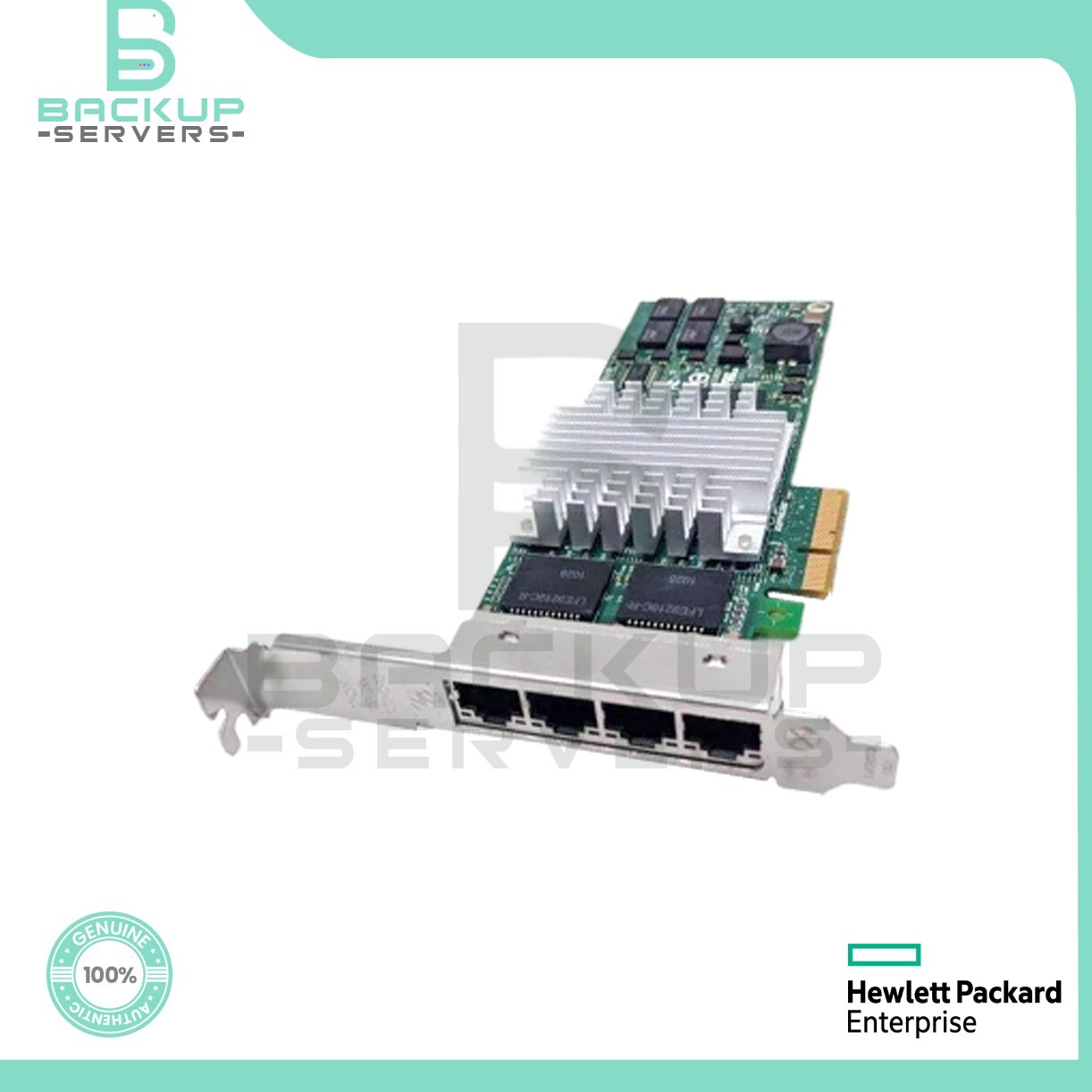 435508-B21 HP NC364T 4-Port 1Gbps PCI-e 1.0 RJ-45 Network Adapter 435506-003