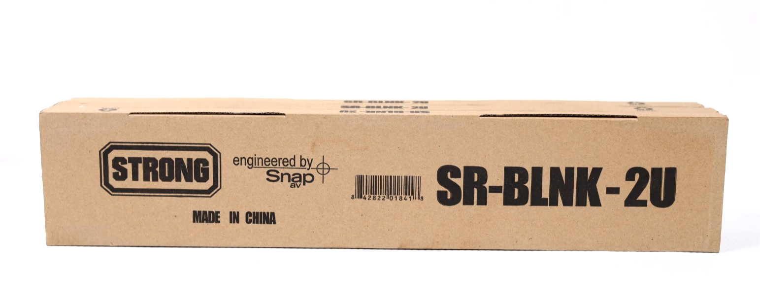 3x Snap AV/ Strong Blank Panel SR-BLNK-2U For Middle Atlantic Racks etc w333