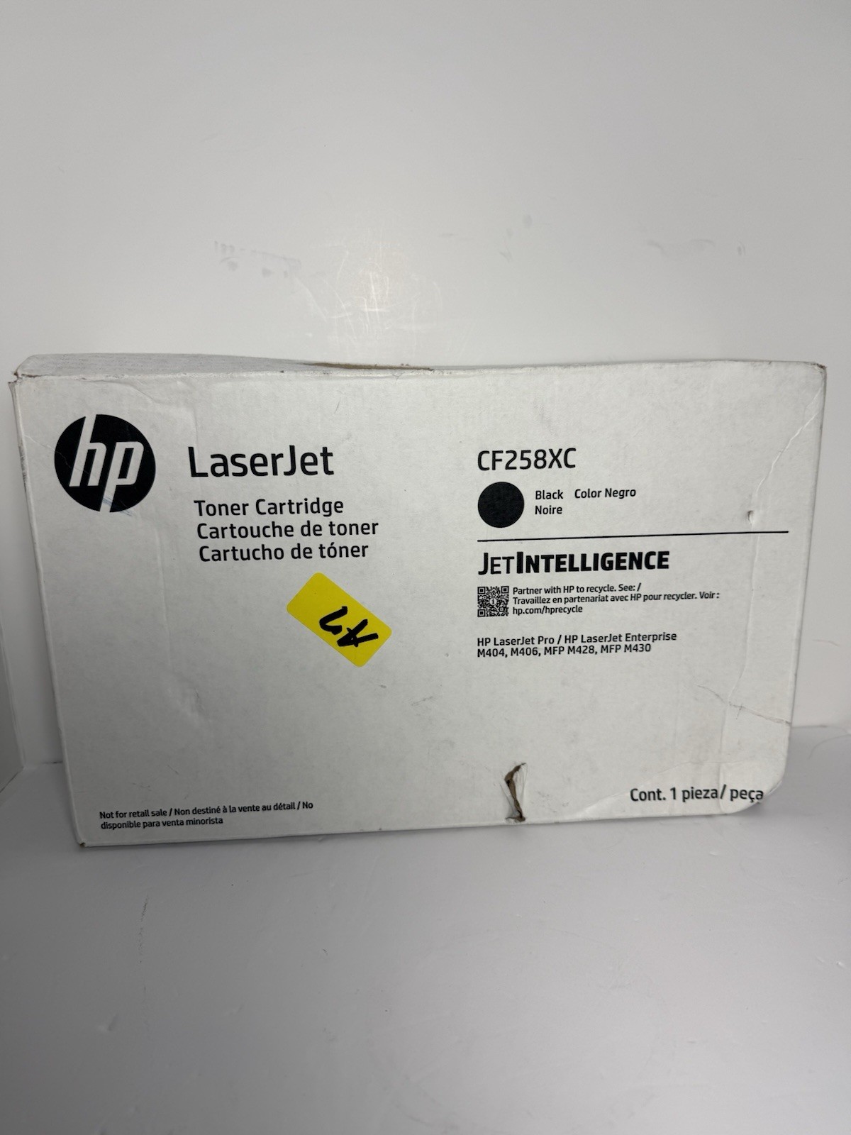 Genuine HP CF258XC ( CF258X 58X ) Black Toner Factory Sealed