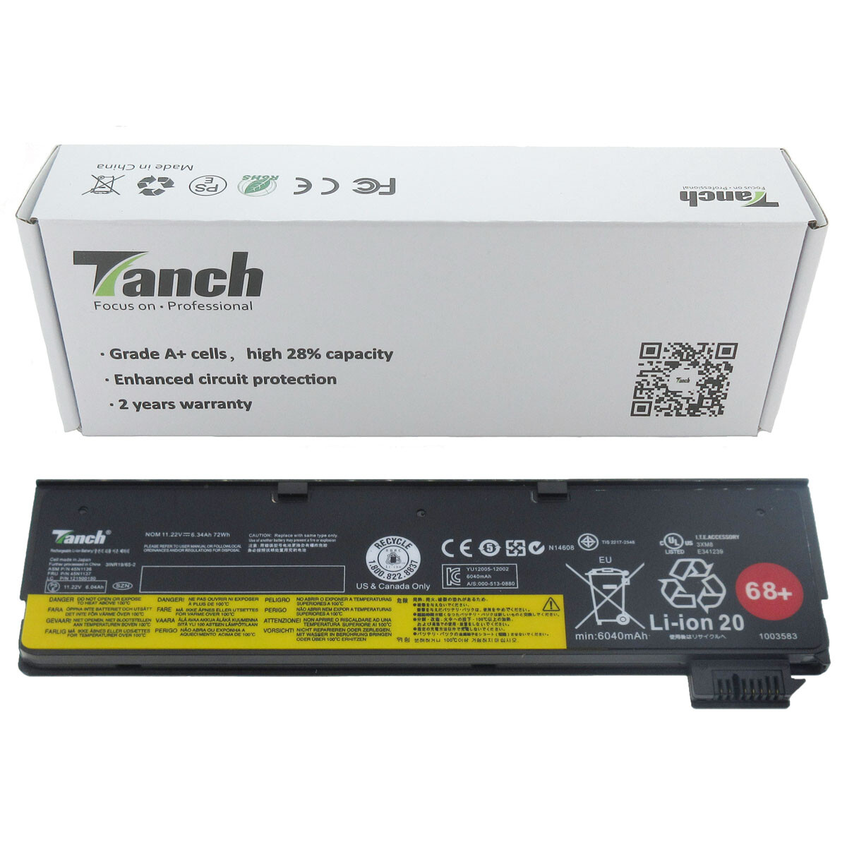 Genuine Tanch Battery 45N1126 45N1125 00HW033 45N1734 For Lenovo T450s T550 X240