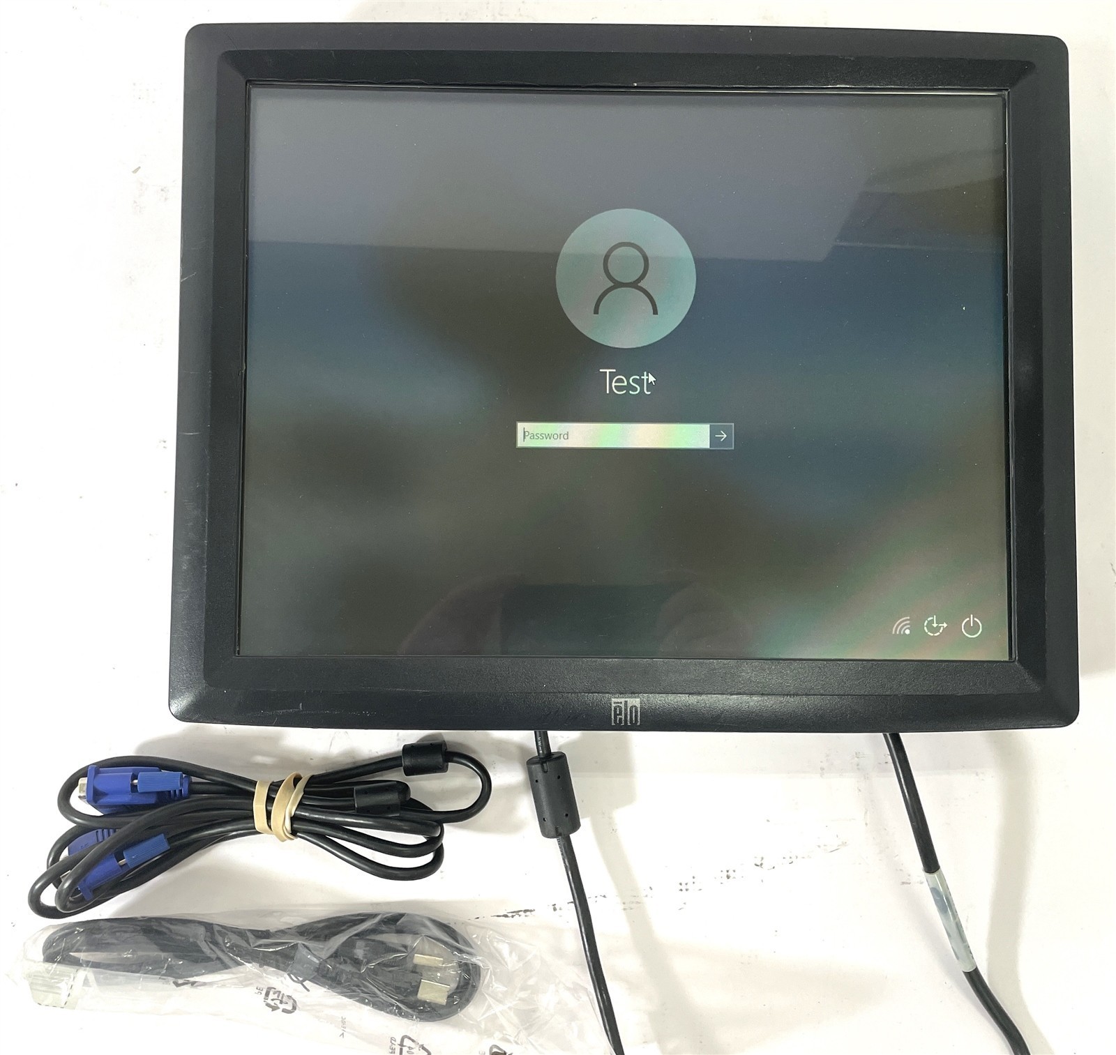 ELO TouchSystems ET1522L-8CWA-1-GY-G 15" LCD Gray Touchscreen Monitor - See Desc