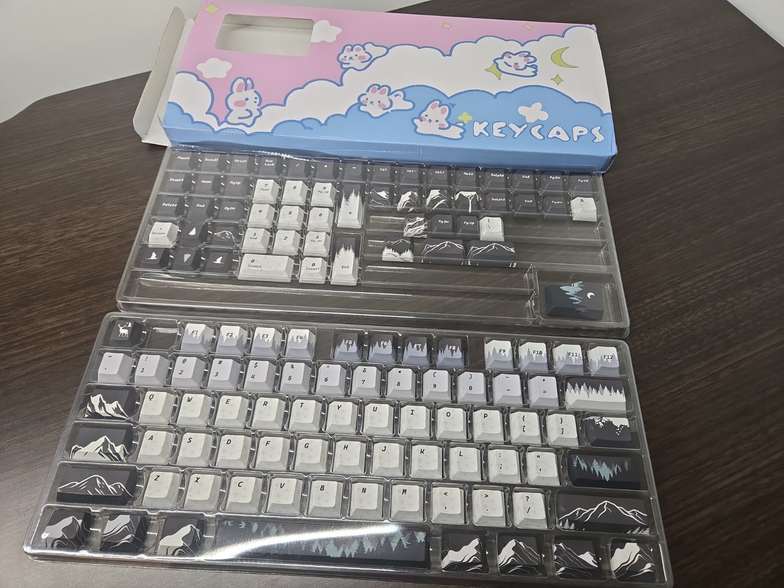 PIIFOX Silence Cherry Profile Keycap Set