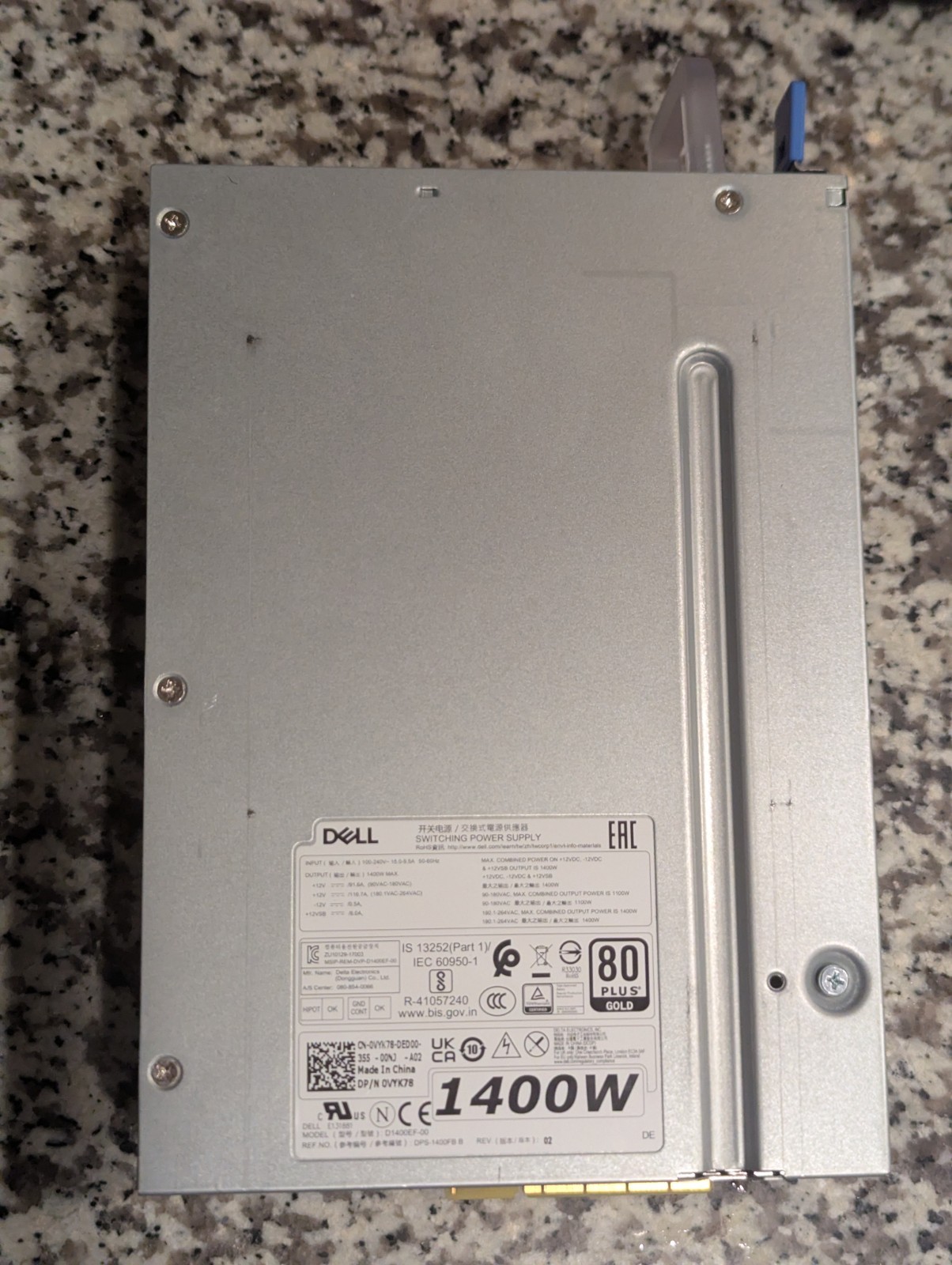 Dell 1400W D1400EF-00 0VYK78 Precision 7960 power supply