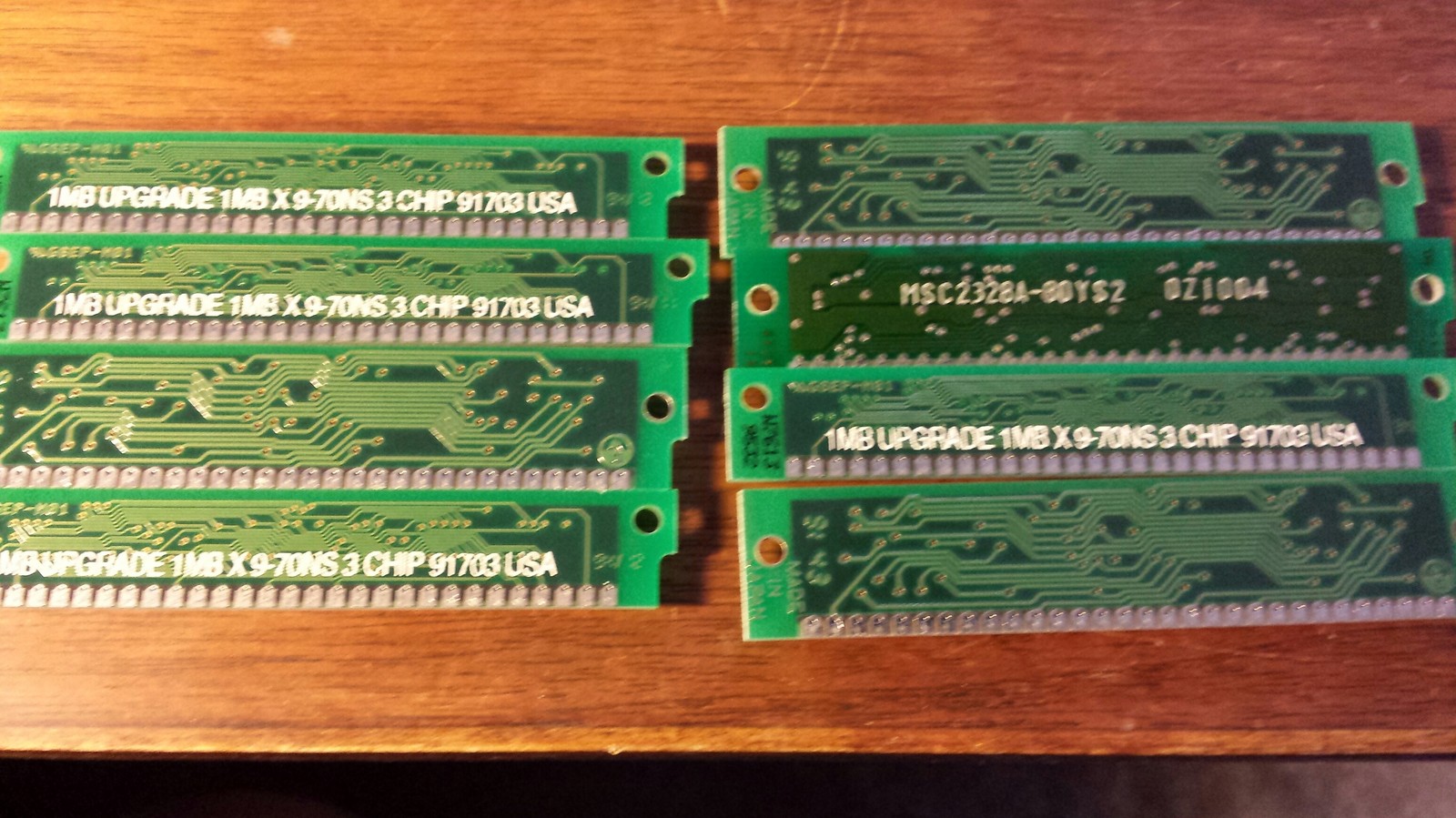 RAM Vintage PNY Upgrade 1MB (8MB Total) X 9 70NS 3 Chip 91703 USA 30 PIN