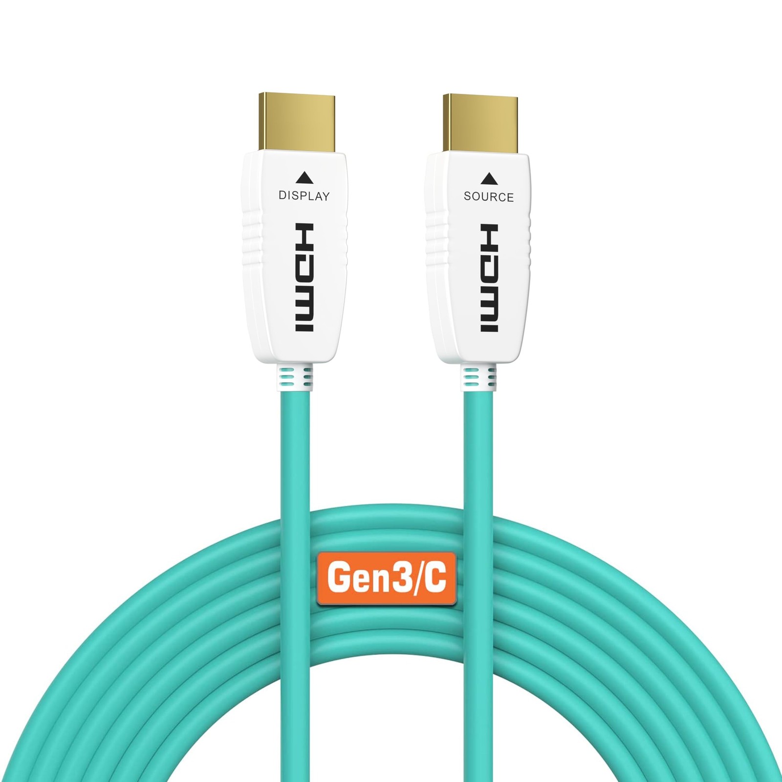 RUIPRO 8K Fiber Optic HDMI 2.1 Cable, 48Gbps, 8K60, 4K120, HDR, eARC, 10FT