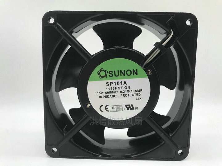 SUNON 12038 SP101A 1123HST.GN 115V 0.21/0.18AMP 120mm cooling fan