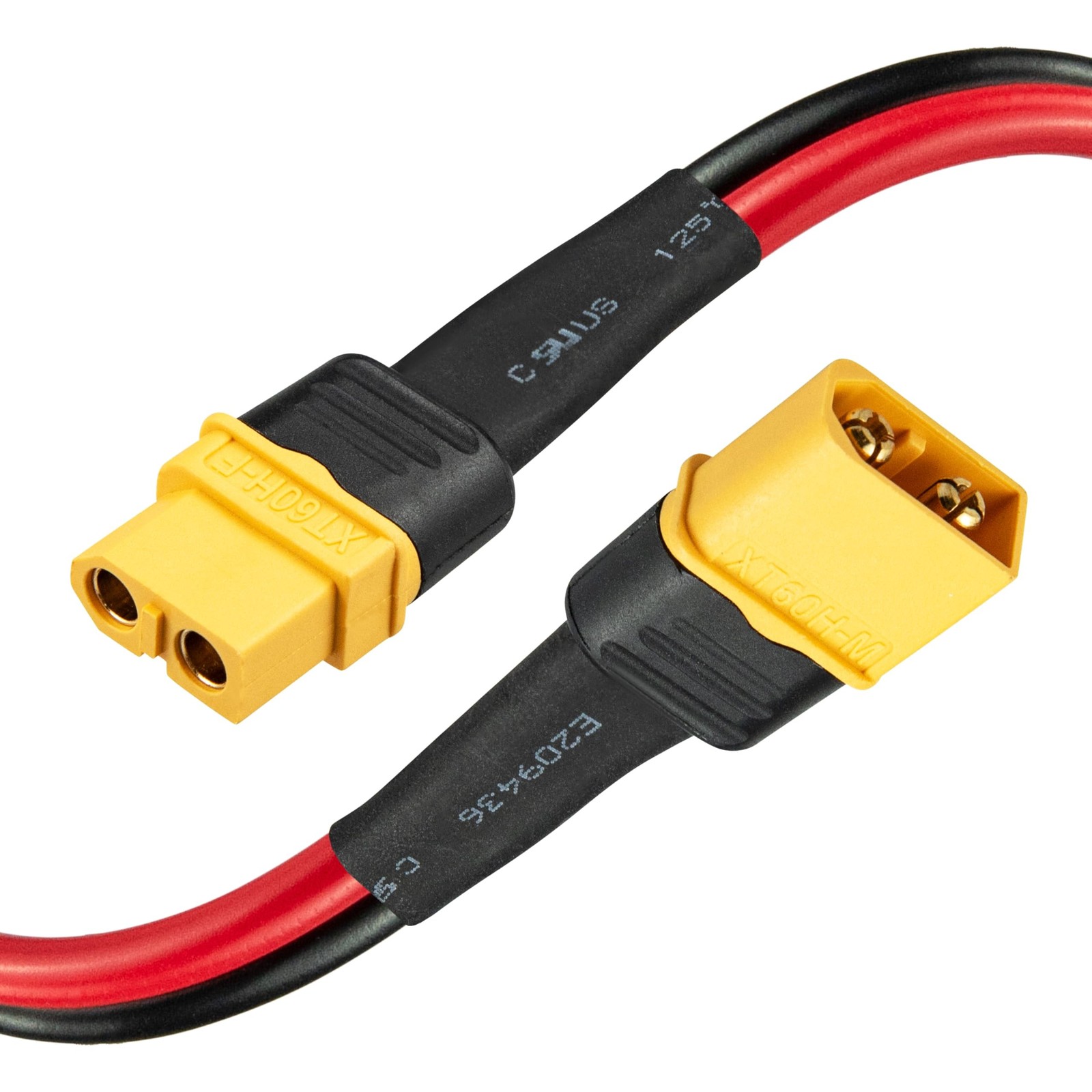 12AWG 2FT XT60 Parallel Connector Cable 12AWG XT60 Male to XT60 Female Connec...