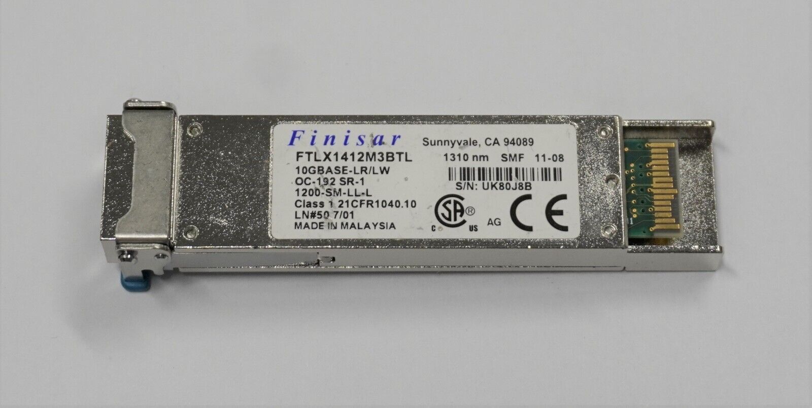 Finisar | FTLX1412M3BTL | 10GBASE-LR/LW Transceiver Module
