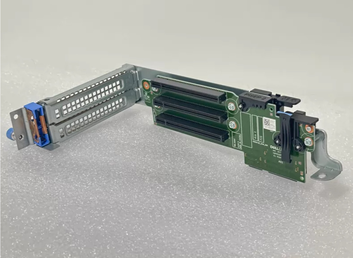 Dell EMC R740 R740xd Riser 2 PCIe Upgrade Extension Card W/Bracket 0J7W3K J7W3K