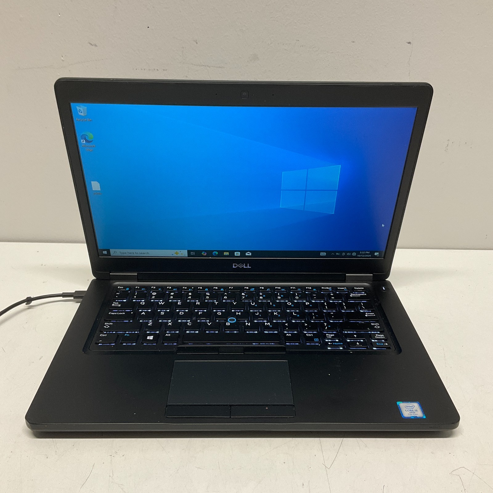 Dell Latitude 5490 Intel Core i5-7300U 2.60GHz 4GB 128GB Windows 10 Pro NO BATT