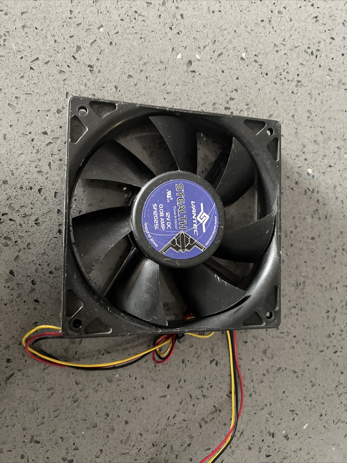 Used Vantec Stealth 120mm SF12025L Case Fan w/ warranty 