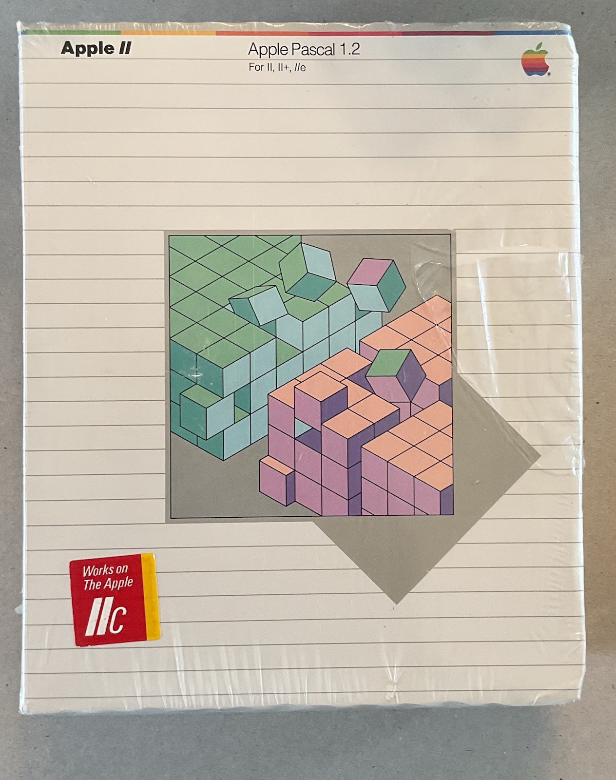 Vintage Apple II Pascal 1.2 Software 1983 Boxed Set IIc Shrink Wrap RARE