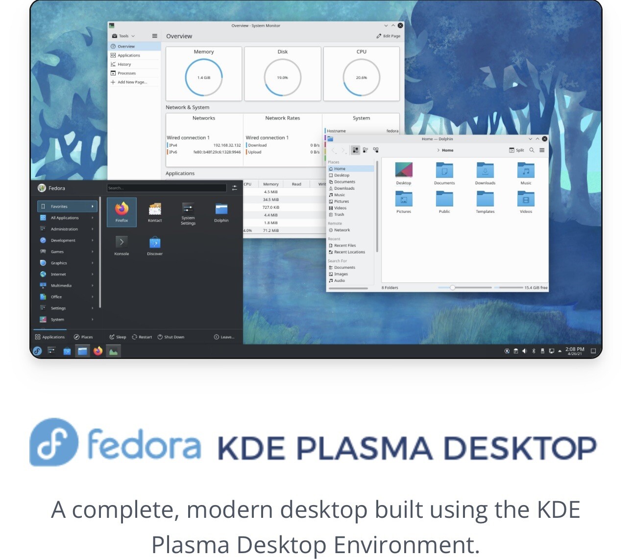 Fedora 41.14 Workstation KDE plasma 4GB USB KEY AMD86/64 usa puerto rico Canada