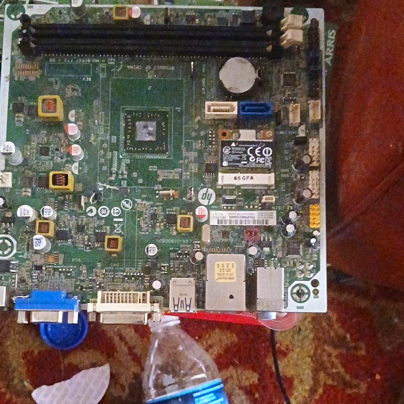 HP Mini-ITX Motherboard 2 RAM Slots VGA DVI USB 3.0 RJ-45 3.5mm Audio