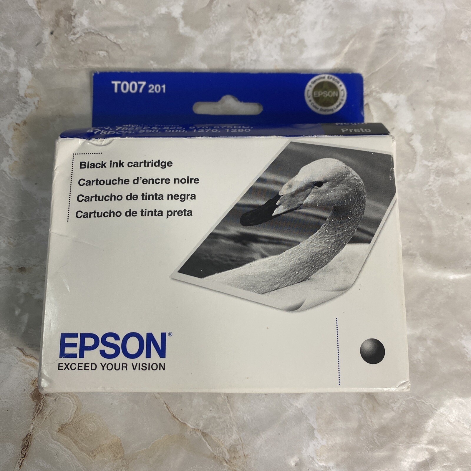 Epson Genuine Ink Cartridge T007201 Black Expired 09/2010