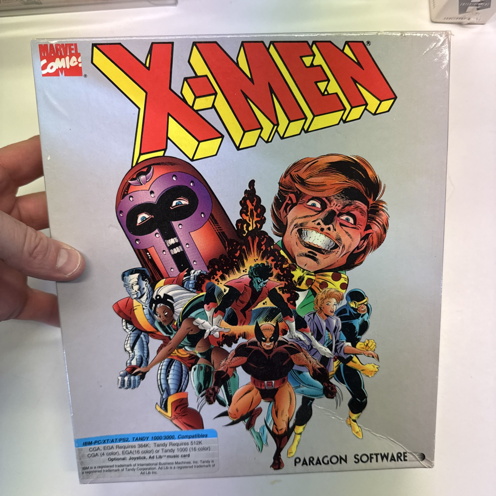 XMen (PC 3.5 Disk) Madness in Murderworld 1989 Big Box