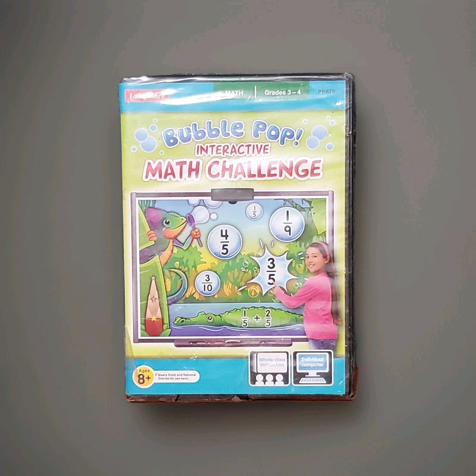 Lakeshore Learning Bubble Pop Interactive Math Challenge Game 8+ Grades 3-4 New