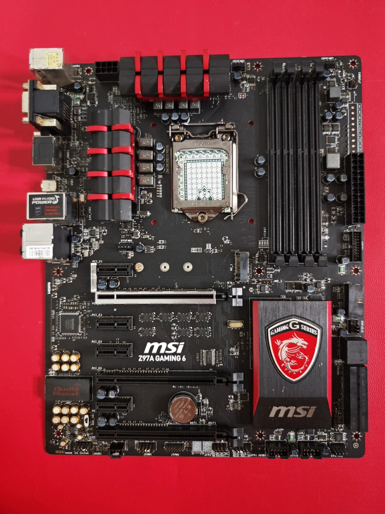 MSI Z97A GAMING 6 LGA1150 ATX Motherboard DDR3 M.2 SATA III HDMI Wi‑Fi SLI