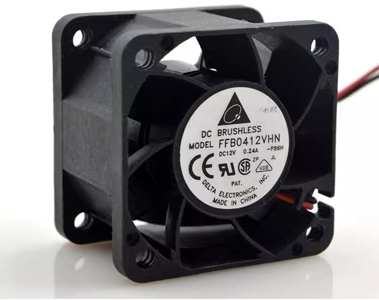 Delta FFB0412VHN 4028 DC12V 0.24A 4CM 3-Pin High Airflow Cooling Fan