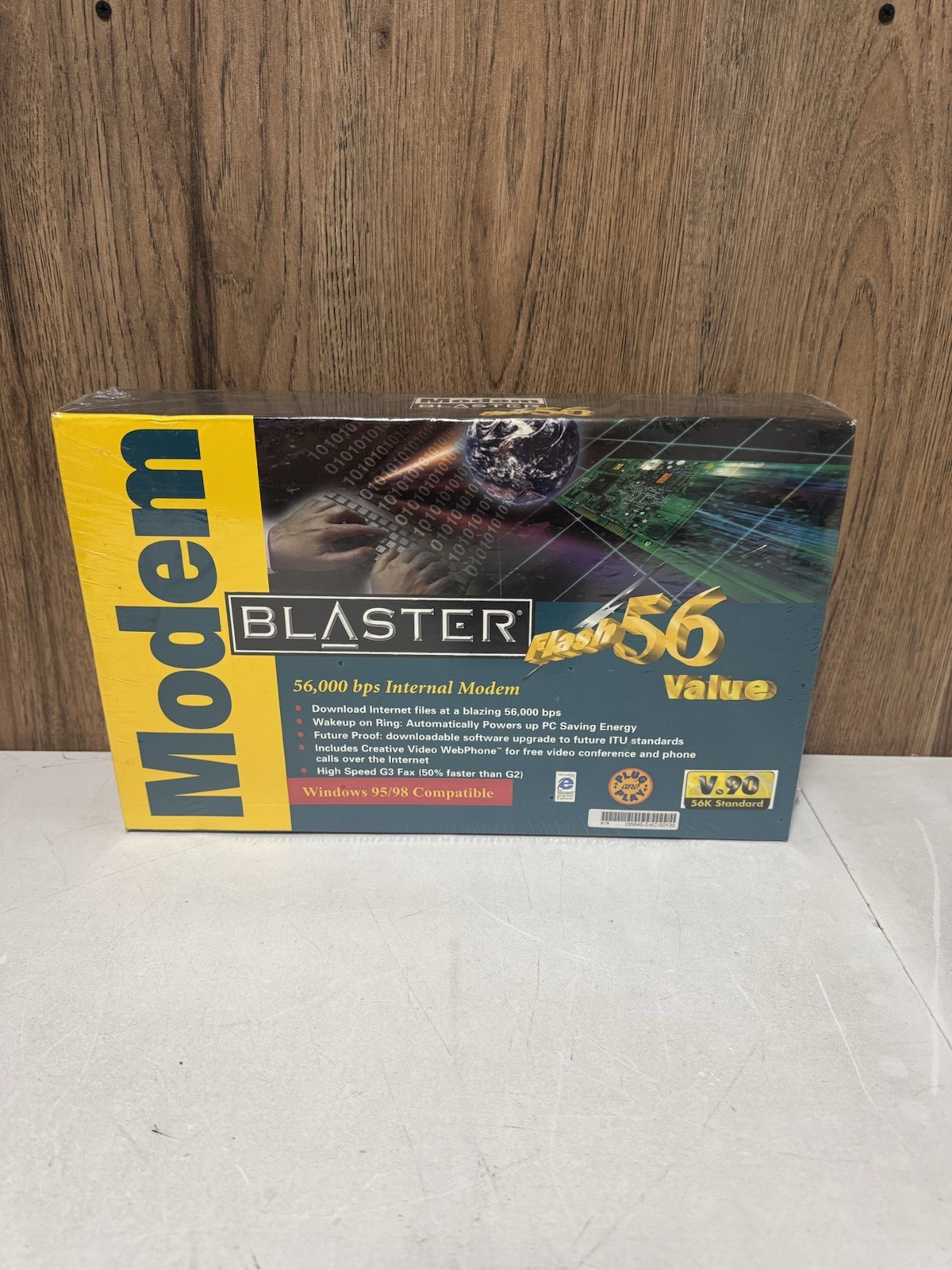 Vintage Modem Blaster Flash 56 PCI 56K Internal Fax Modem New Sealed