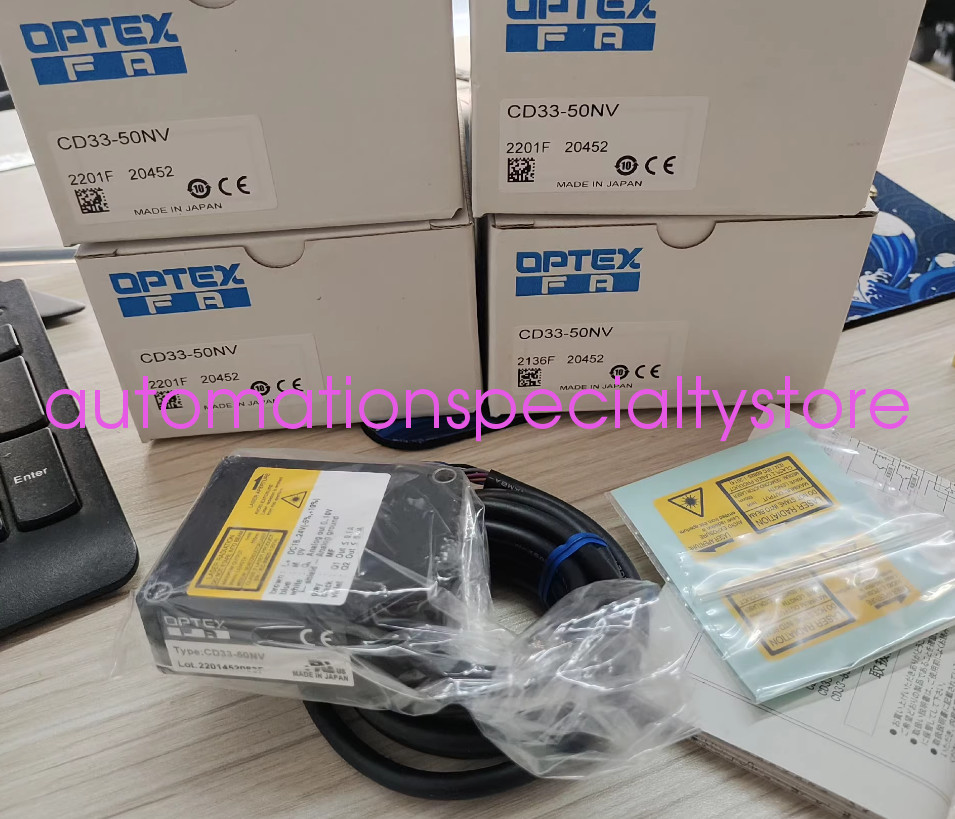 1PCS NEW OPTEX  CD33-50NV Laser sensor shipping  Via DHL or Fedex