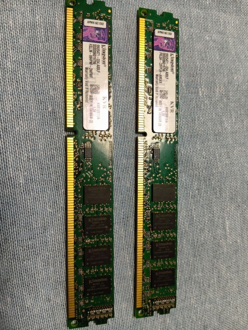 Kingston KVR16N11/4 DDR3 PC3-12800 4GB RAM Module x2 Total 8GB