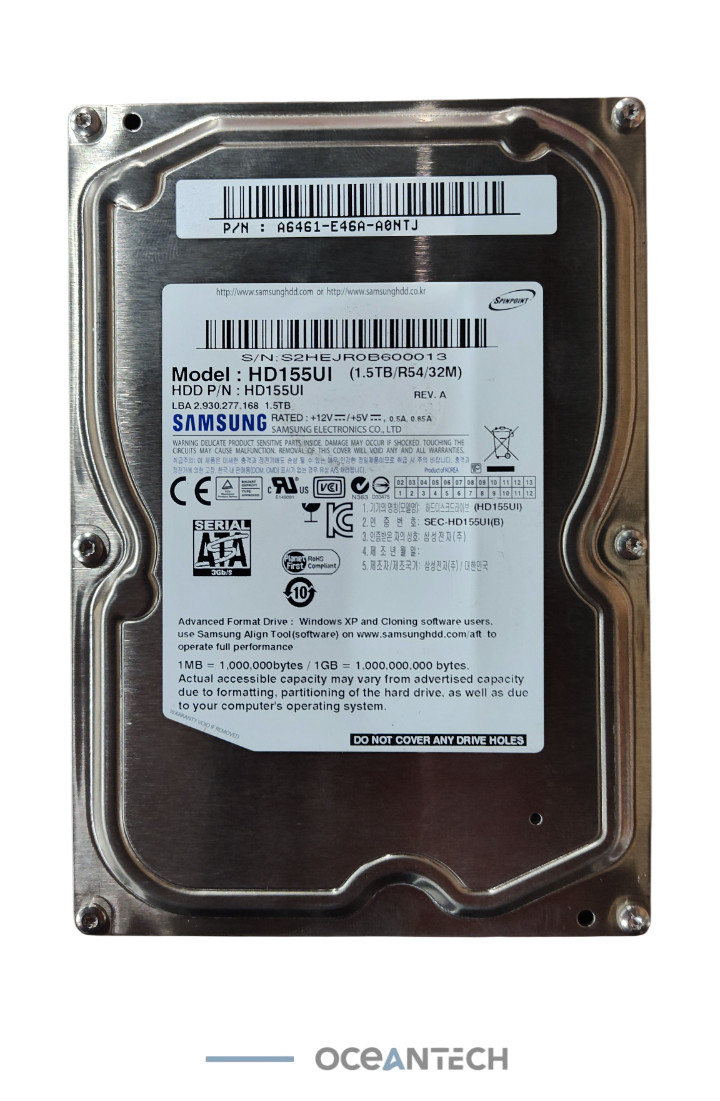 Samsung Model HD155UI Spinpoint 1.5TB SATA HDD 3.5" 5400RPM