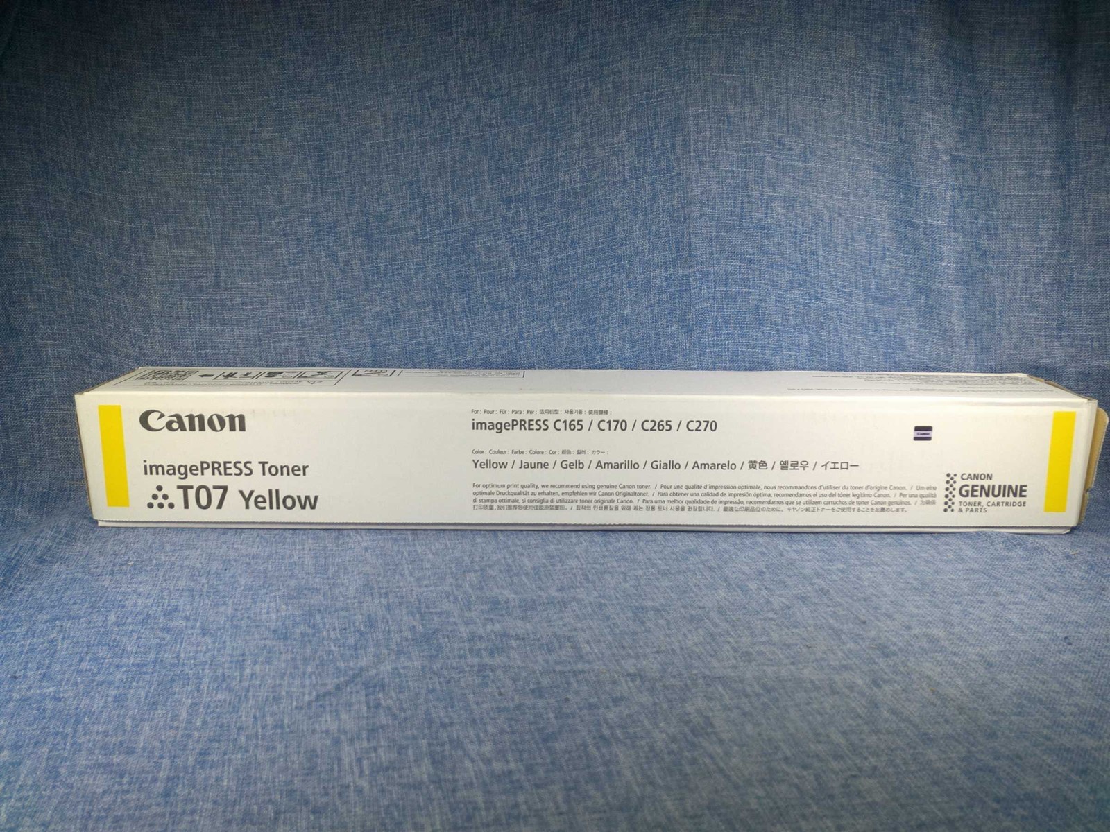 Genuine Canon T07 Toner - YELLOW 3644C001[AA] C165 -  - OPEN BOX