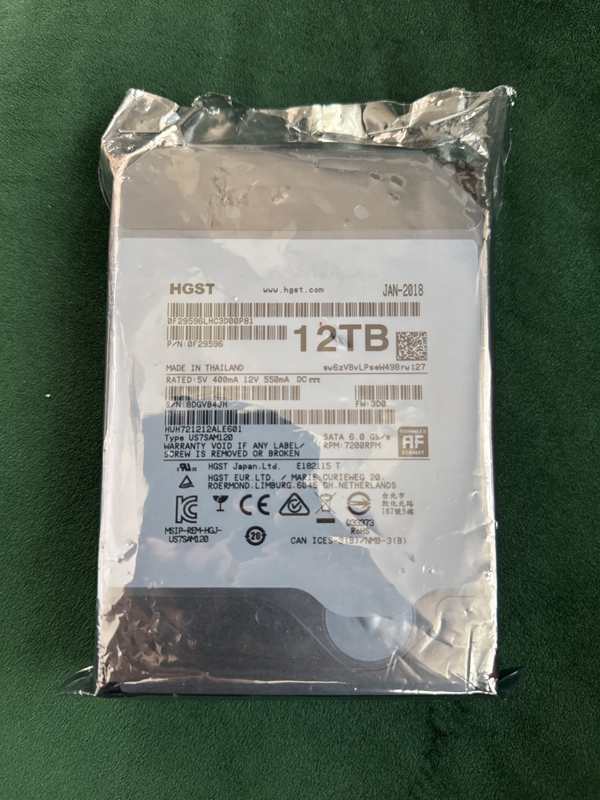 hard drive sata 3.5 new With Cables