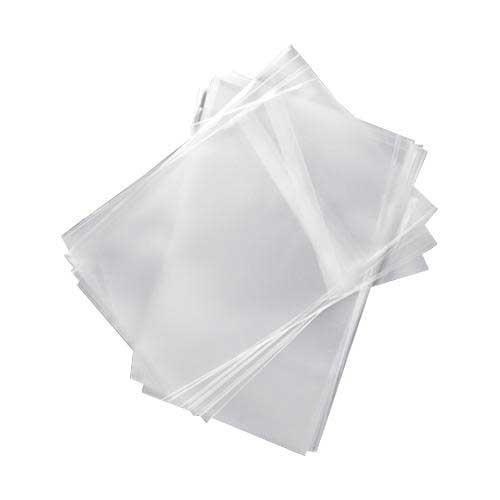 NEW 500 pieces OPP Resealable Plastic Wrap Bags for 12mm Blu-ray DVD Case Cover