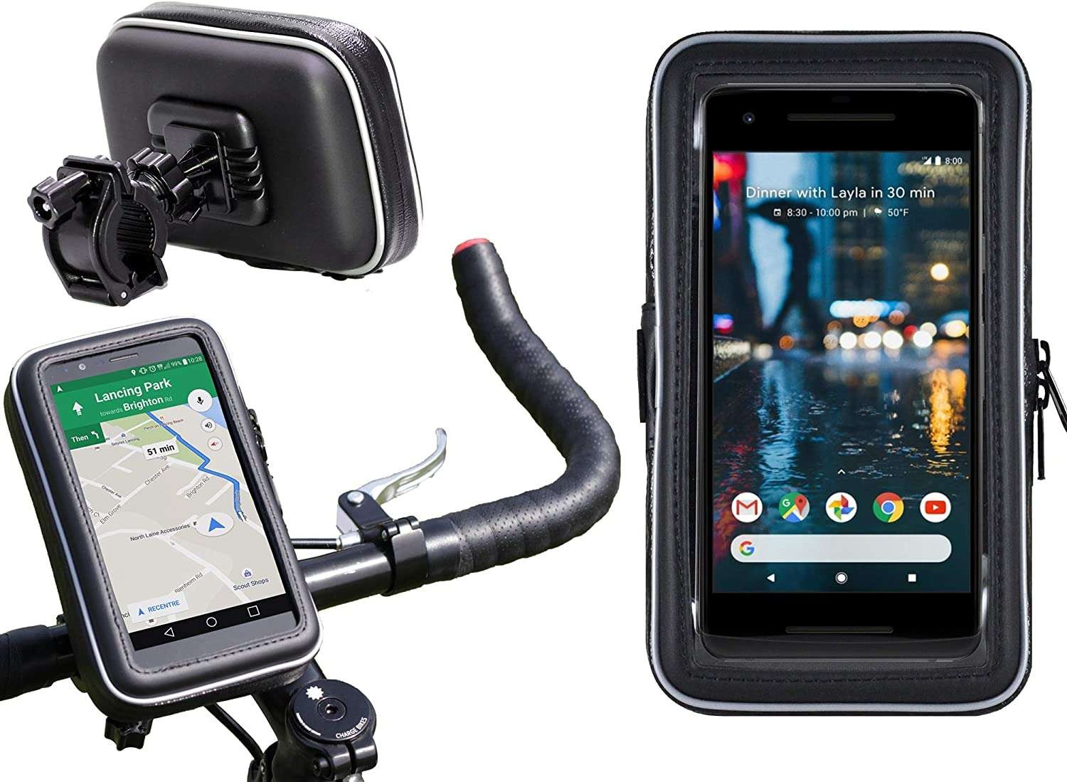 Navitech Waterproof Bike Mount For Theï - HONOR 20