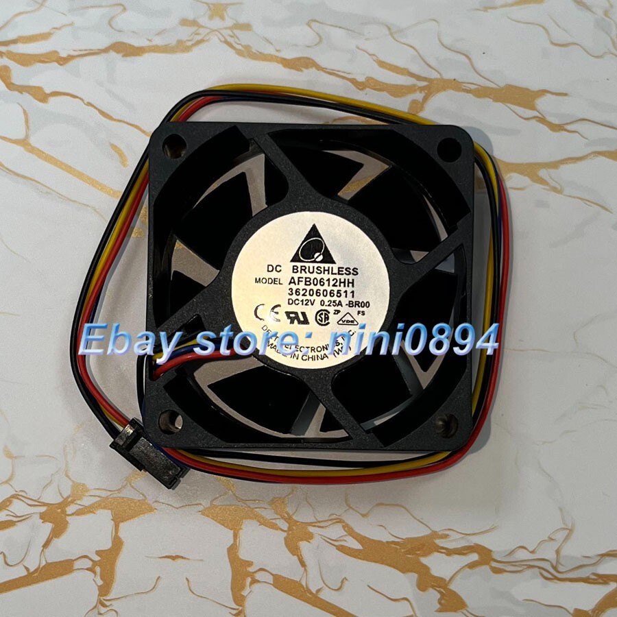 Delta AFB0612HH-BR00 DC12V 0.25A 6CM 4-Pin Inverter Cooling Fan