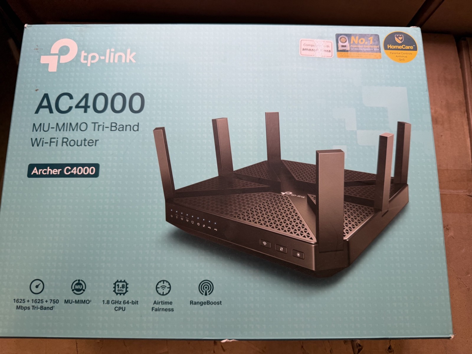 TP-Link Archer C4000 AC4000 Tri-Band MU-MIMO WiFi Router