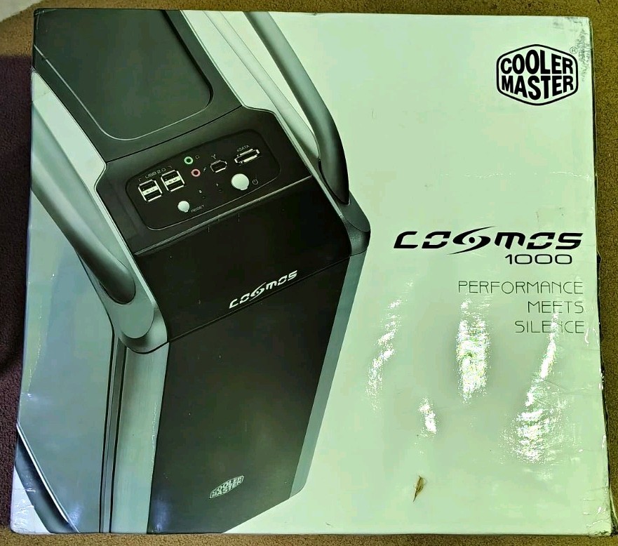 NEW In Box Cooler Master Cosmos RC-1000 CASE Full Tower Chassis E-ATX  eSATA