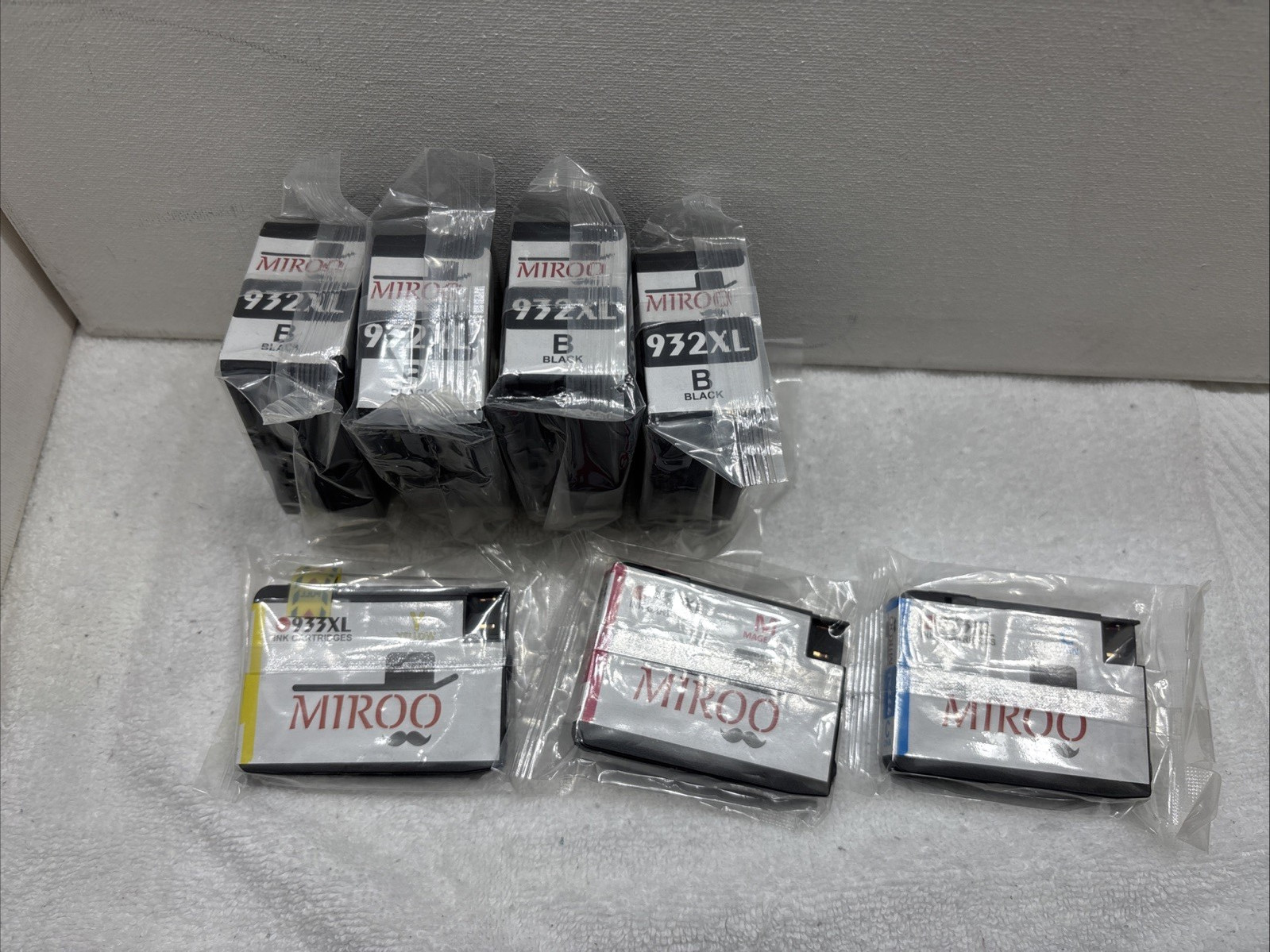 Miroo Ink Cartridge Set 932XL, 933XL Cyan Magenta Yellow
