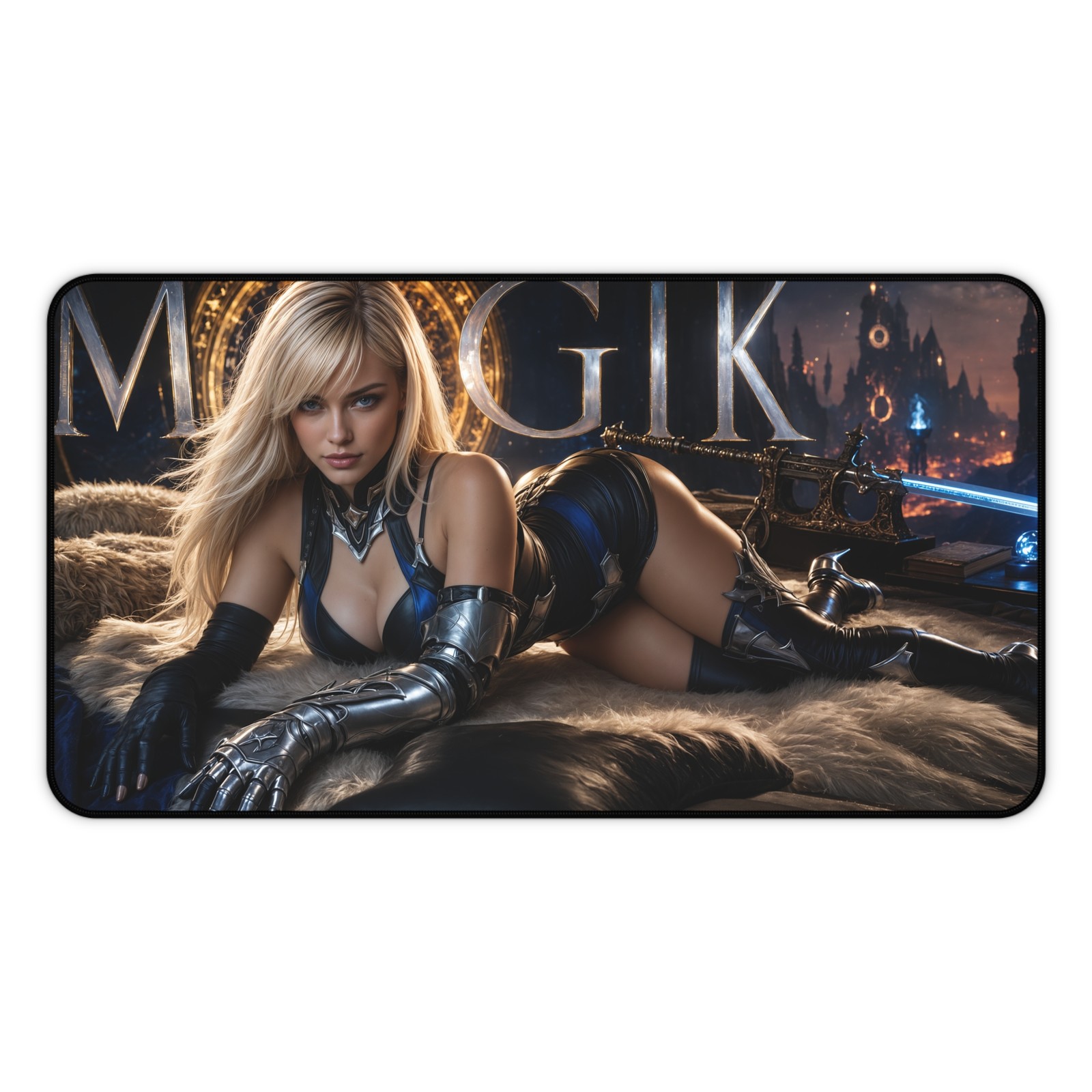 Magik Mouse Pad, Marvel XXL Gaming Desk Mat, Mystic Warrior Pad