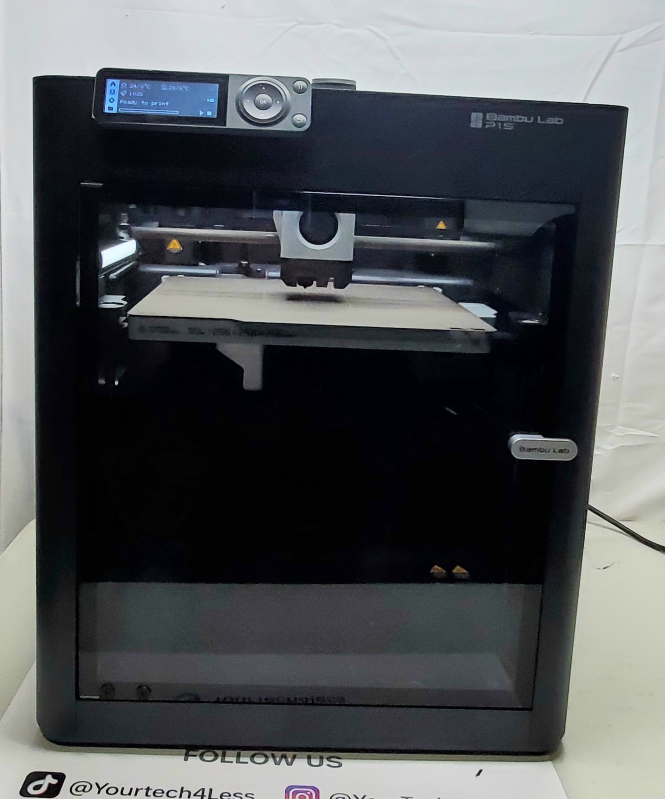 Bambu Lab P1S 3D Printer - PRINTER ONLY , NO AMS, TESTED FOR BASIC FUNCTIONS.