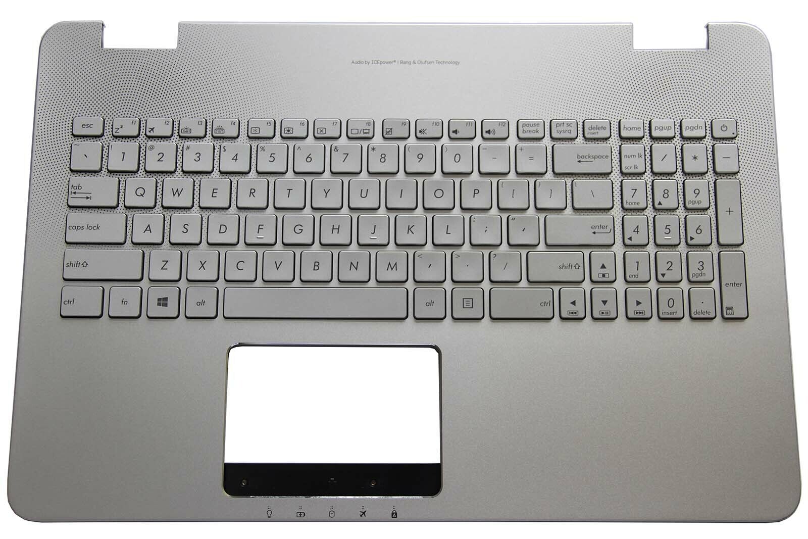 Backlit  US Keyboard for Asus N551V N551VW Laptop Silver with Palmrest