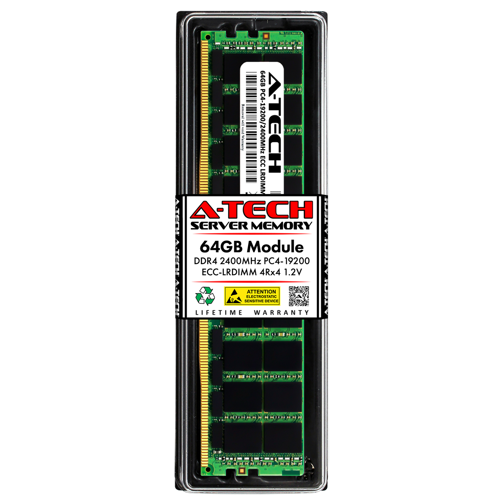 64GB DDR4 PC4-19200 ECC LRDIMM Replacement for Cisco UCS-ML-1X644RV-A Memory RAM